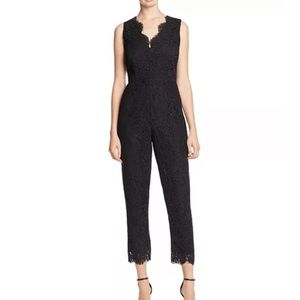 Cupcakes & Cashmere black lace jumpsuit, size 4